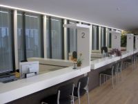 Blick ins Servicezentrum